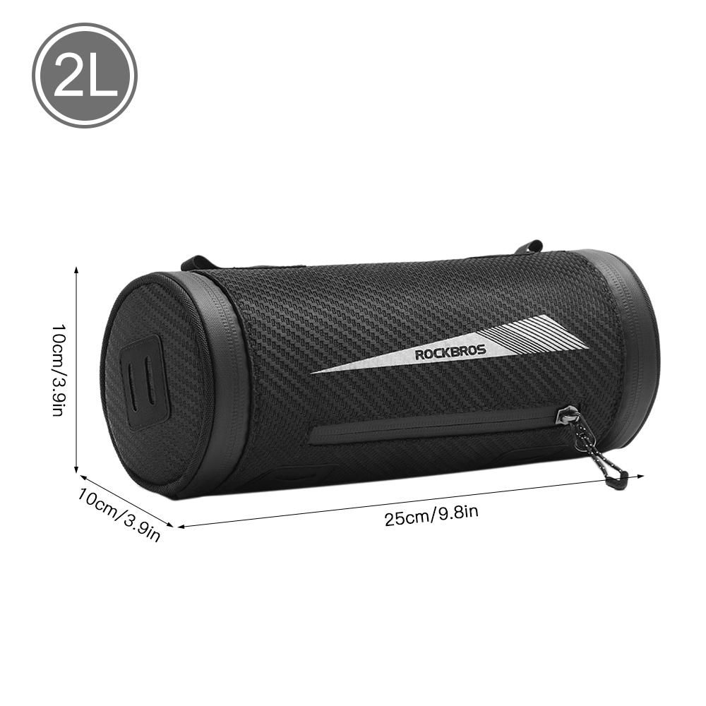 Bike Handlebar Bag Waterproof Cycling Front Storage Bag Bicycle Mobile Phone Holder Front Frame Top Tube Pouch Multifunctional Bicycle Saddle Bag