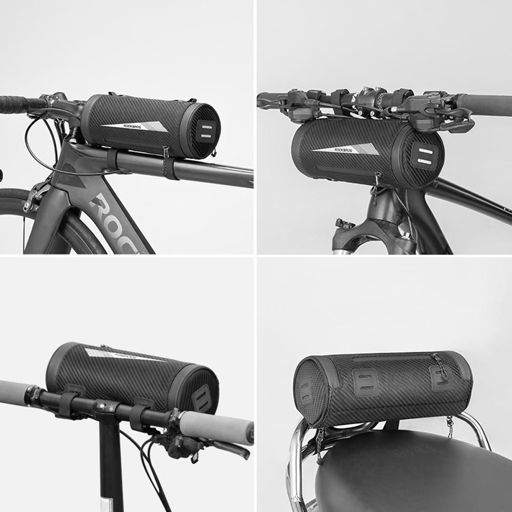 Bike Handlebar Bag Waterproof Cycling Front Storage Bag Bicycle Mobile Phone Holder Front Frame Top Tube Pouch Multifunctional Bicycle Saddle Bag