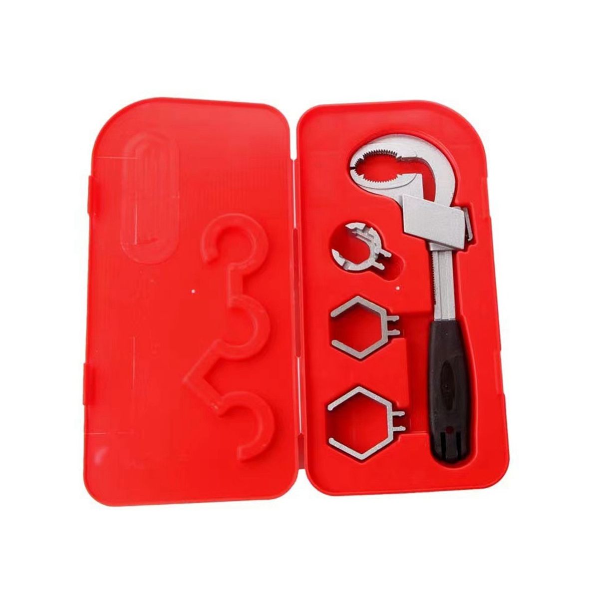 Universal Adjustable Double-Ended Wrench, Multifunctional Ba