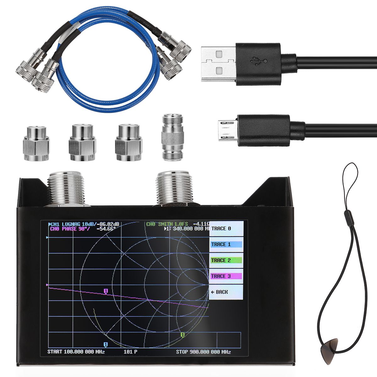 4.0 Inch Touching Screen 3G Vector Network Analyzer SAA-2N