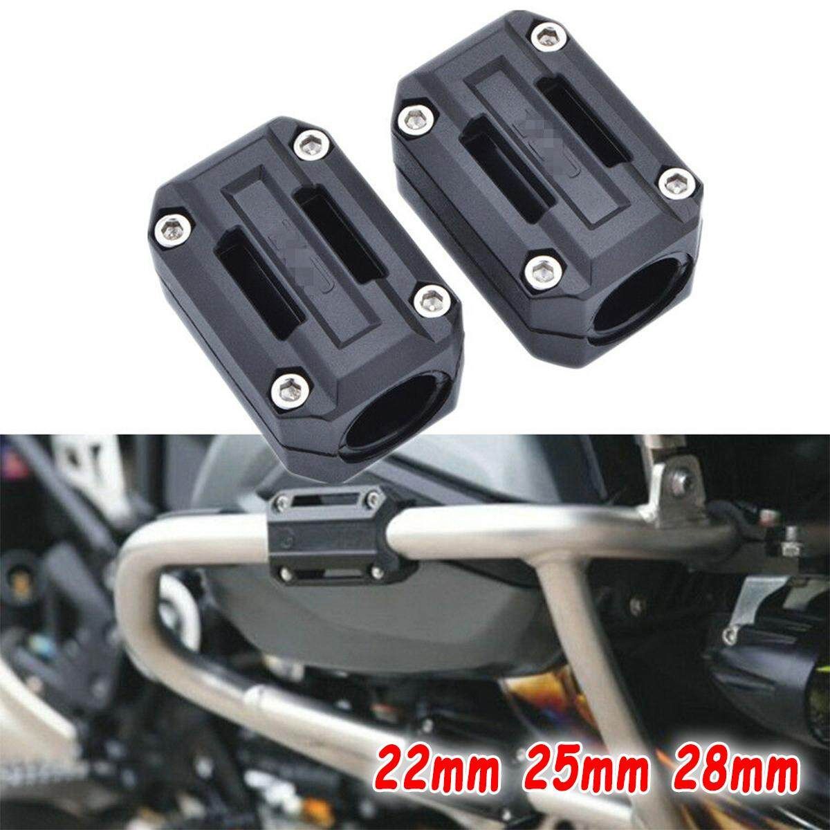 2PCS 22/25/28mm Motorcycle Engine Bumper Decorative Block For BMW R1200GS
