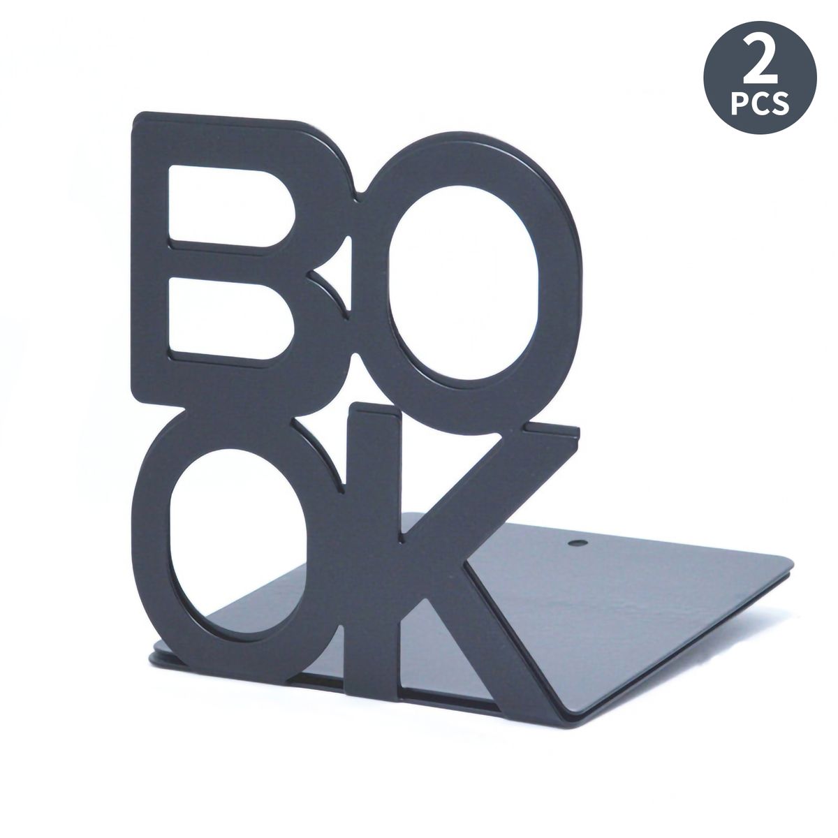 Metal Bookends Non-Slip Decorative Book Ends Support 4.9 X