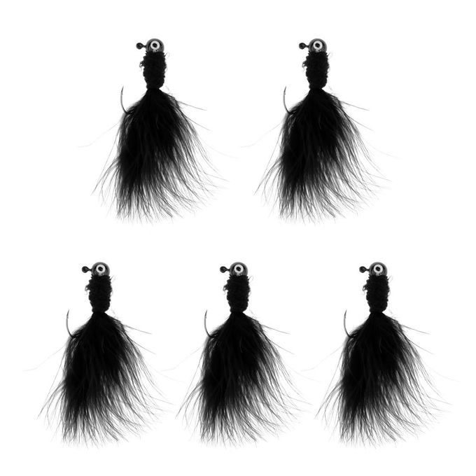 Fly  Flies Assortment Hooks For Bass Salmon Trout  Black
