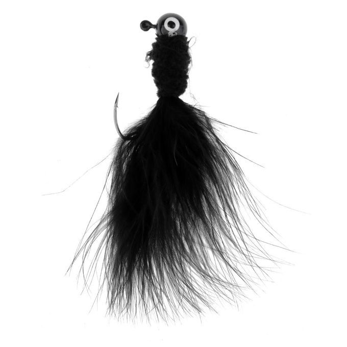 Fly  Flies Assortment Hooks For Bass Salmon Trout  Black