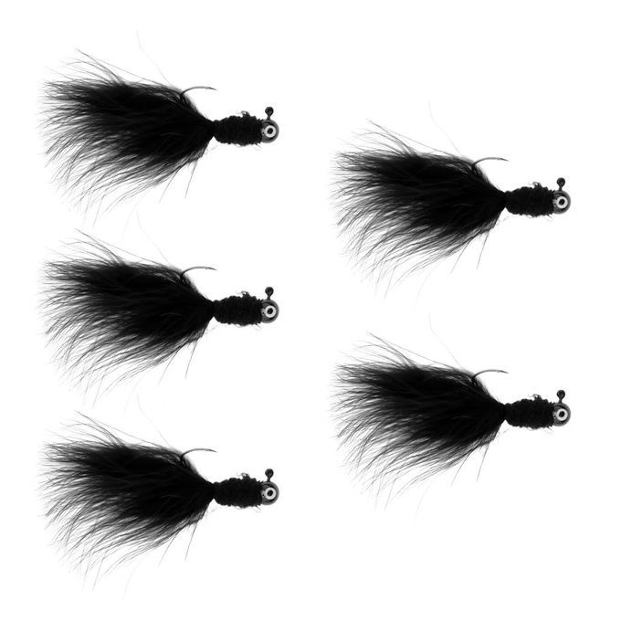 Fly  Flies Assortment Hooks For Bass Salmon Trout  Black