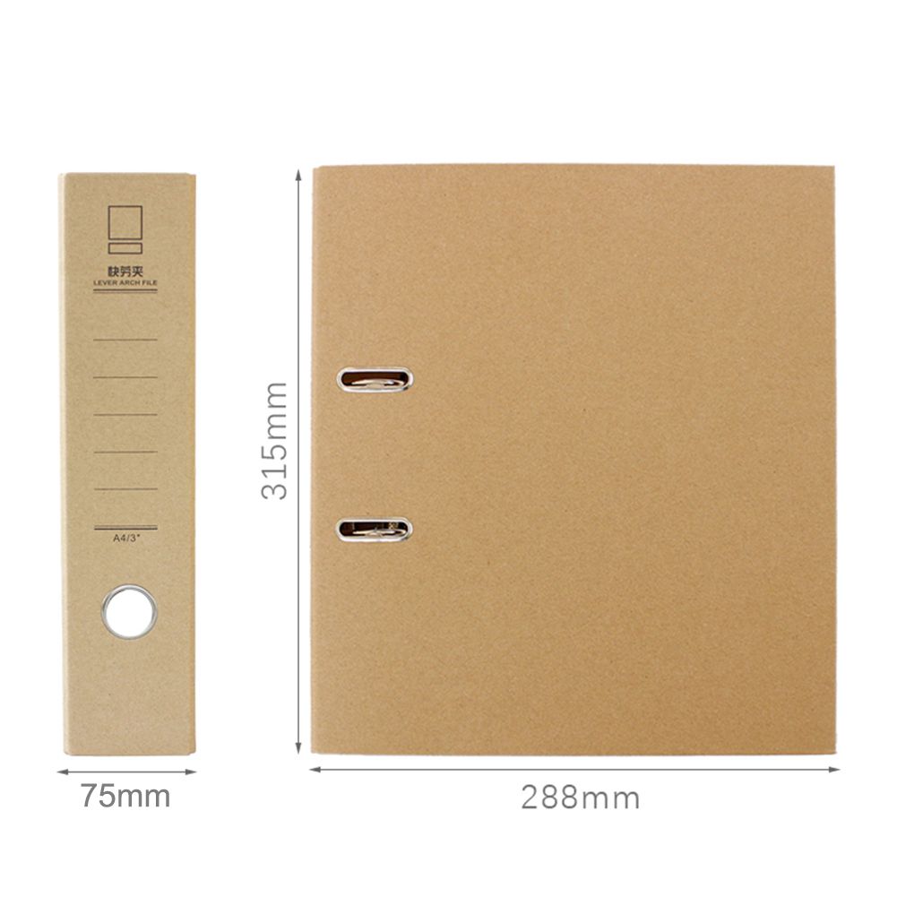A4 Metal Ring Binder Folder Clipbar Lever Arch Fil