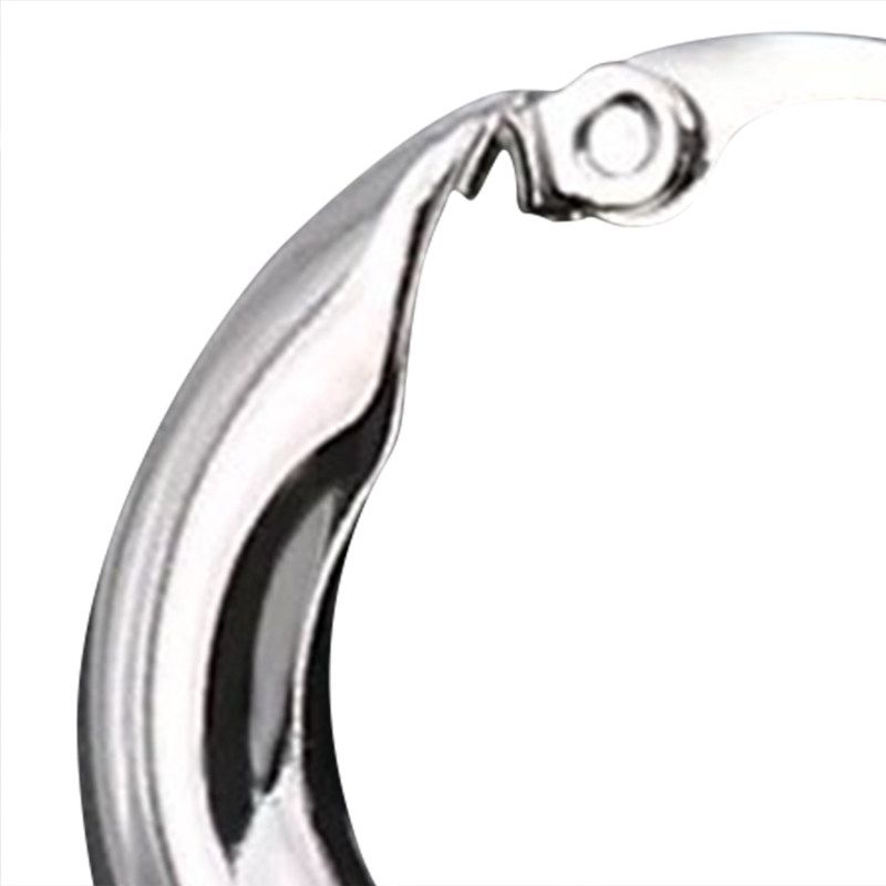 1 Pair Women Hoop Earrings Round Thicken Exaggerated All-