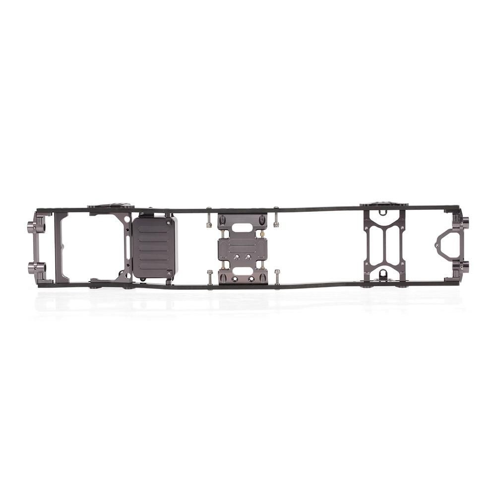 Carbon Fiber and Metal Chassis Frame Girder RC Car Frame for 1/10 Axial SCX10 D90 RC Car Rock Crawler