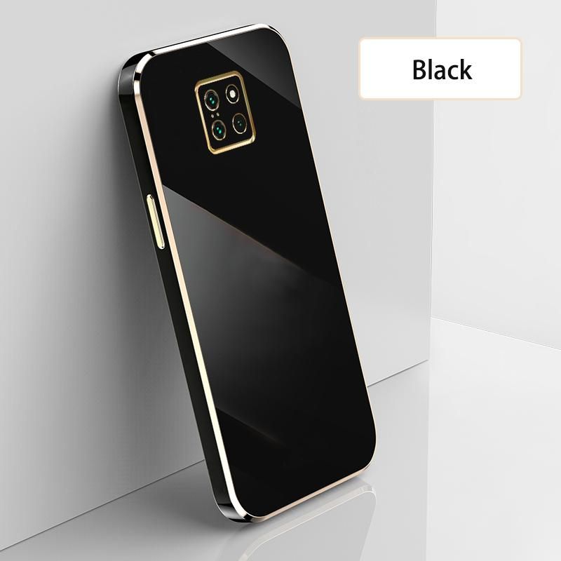 Ultra Thin Plating Phone Case for Huawei Mate 20 Pro Lens Protection soft Phone Back Cover-Black