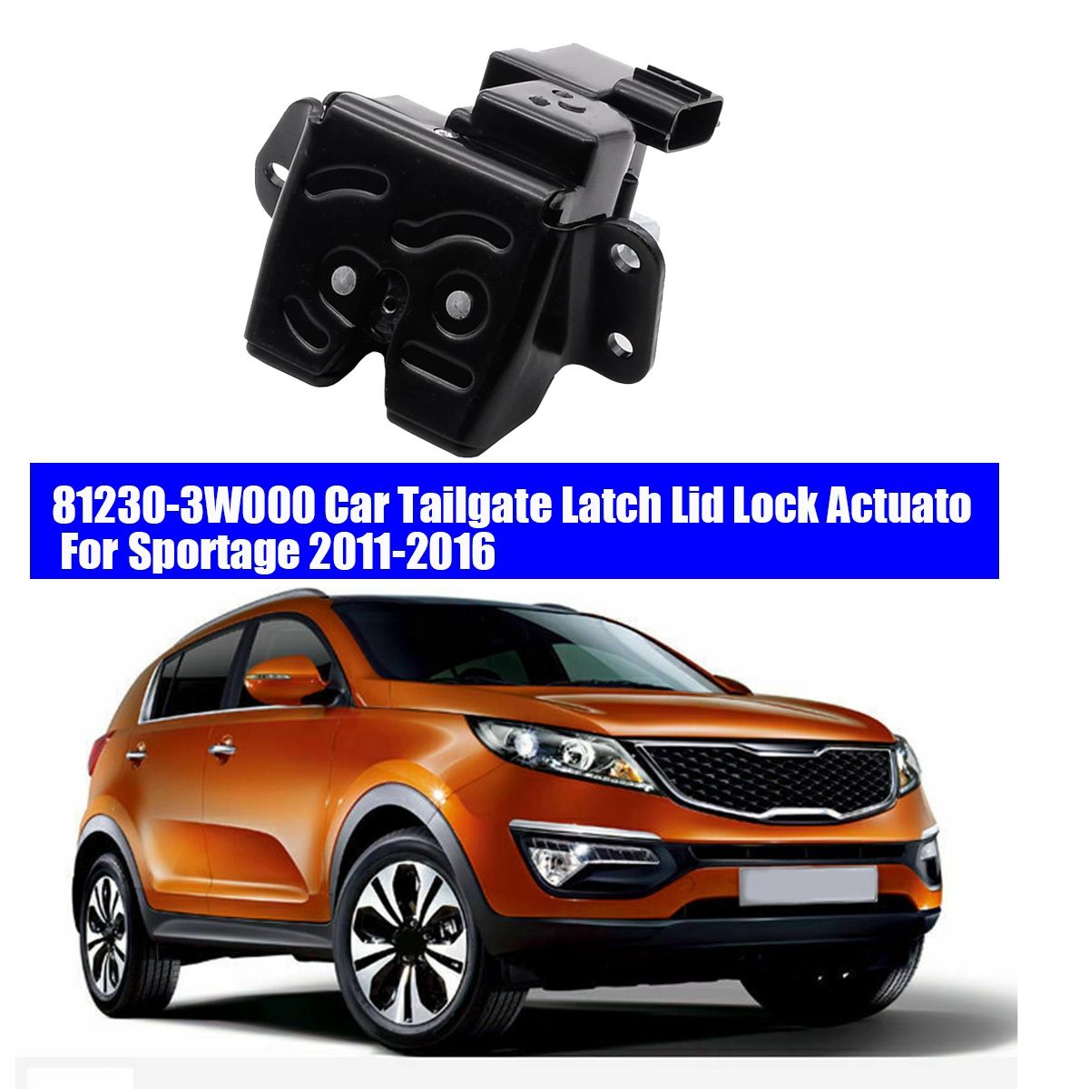 81230-3W000 Car Latch Gate Lock Actuator for 2011-2016 Rear Trunk Door Lid Lock Block 812303W000