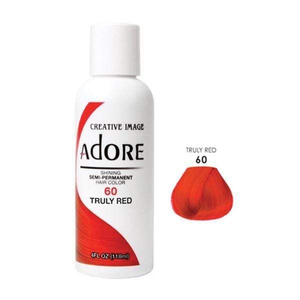 TRULY RED 60 --- Semi Permanent Hair Colour Dye.