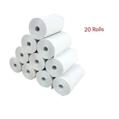 57mm X 50mm Medium Size POS Thermal Receipt Printer Paper - 20 Rolls