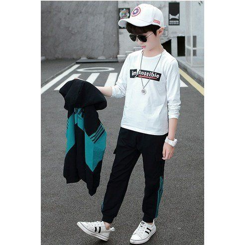 Castle Is Children's Order Hood Sports Top And Bottom Set