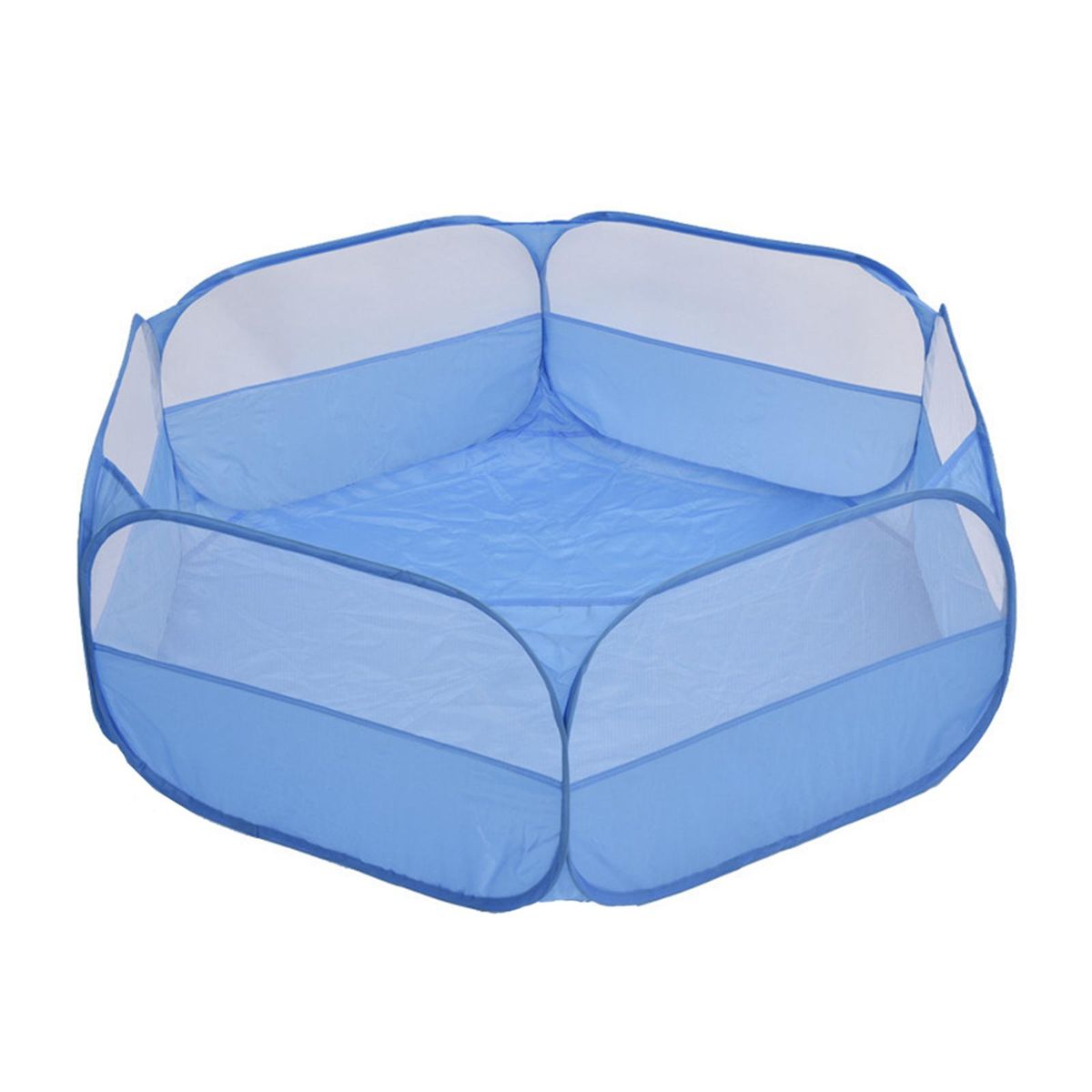 Folding Animal Playpen Yard Fence Breathable Transparent Without Cover