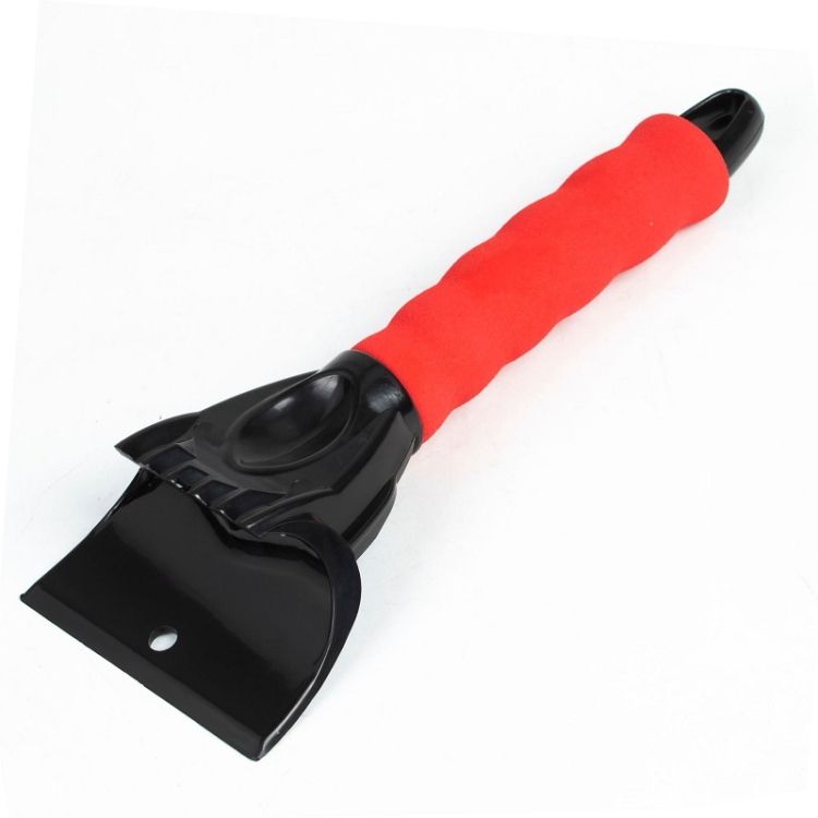 Car Snow Shovel De-icer Cleaning Tool Red