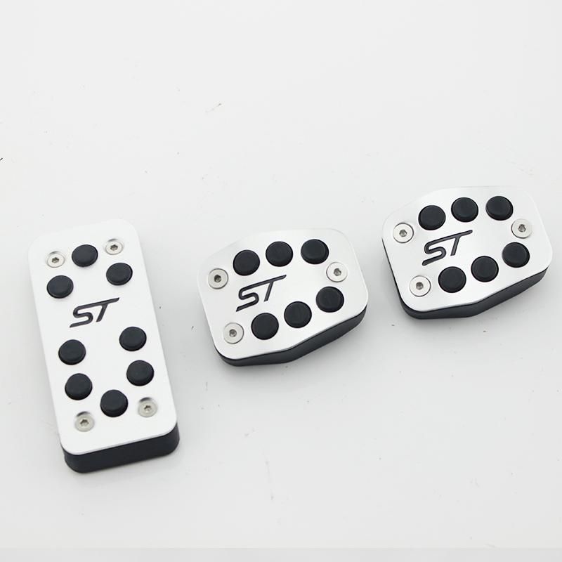 FOAL BURNING Car Accelerator Pedal Brake Pedal Clutch Pedals Cover for Ford Focus 2 MK2 3 4 MK3 MK4 Kuga Escape ST 20