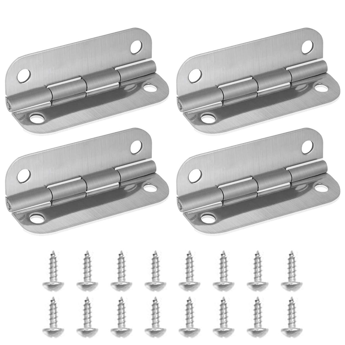 4 Pack Cooler Hinges Replacements Set For Igloo Cooler Stainless Steel Ice Chests Hinges With Screws Cooler Accessories