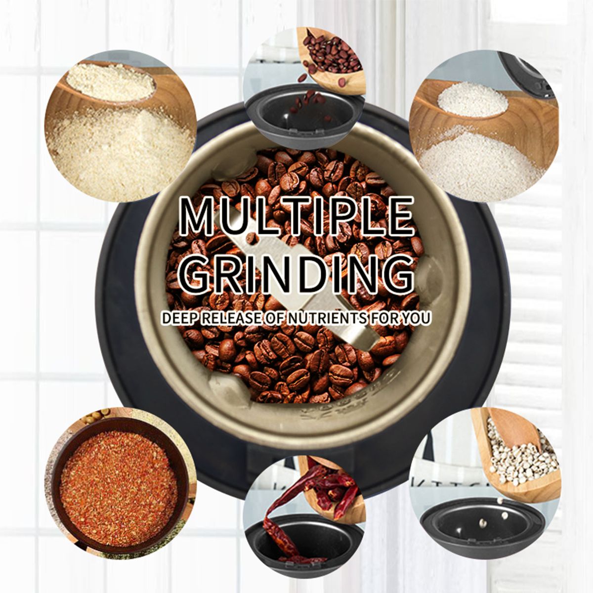 Household Grinding Miller Powder Crusher Grinder Electric