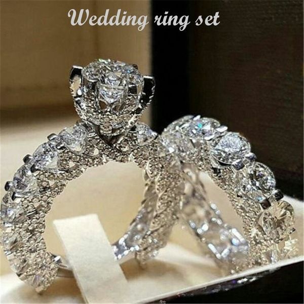 Diamond Wedding Ring Engagement Ring For Women + Ring Box