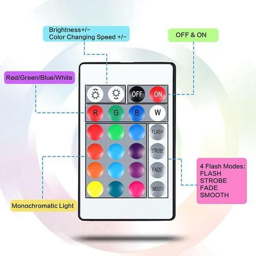 4Pcs LED Light Base With Square Acrylic Panel