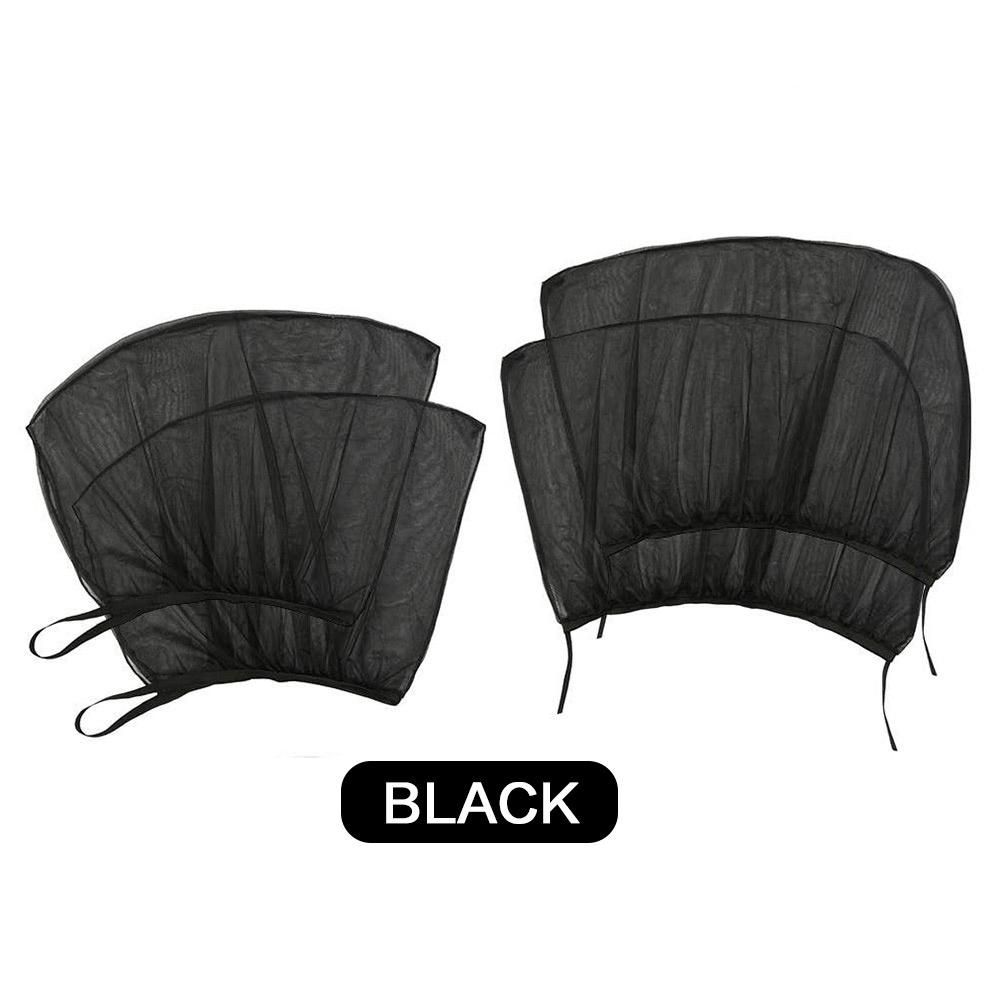 4PCS/SET Car Window Car Window Shades for Front and Back Window  Black