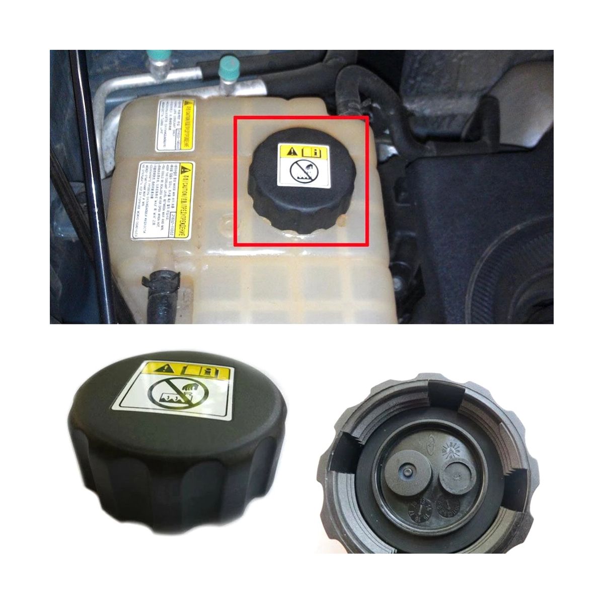 2161508051 Radiator Pressure Cover Expansion Tank Caps Coolant Tank Cover for Korando