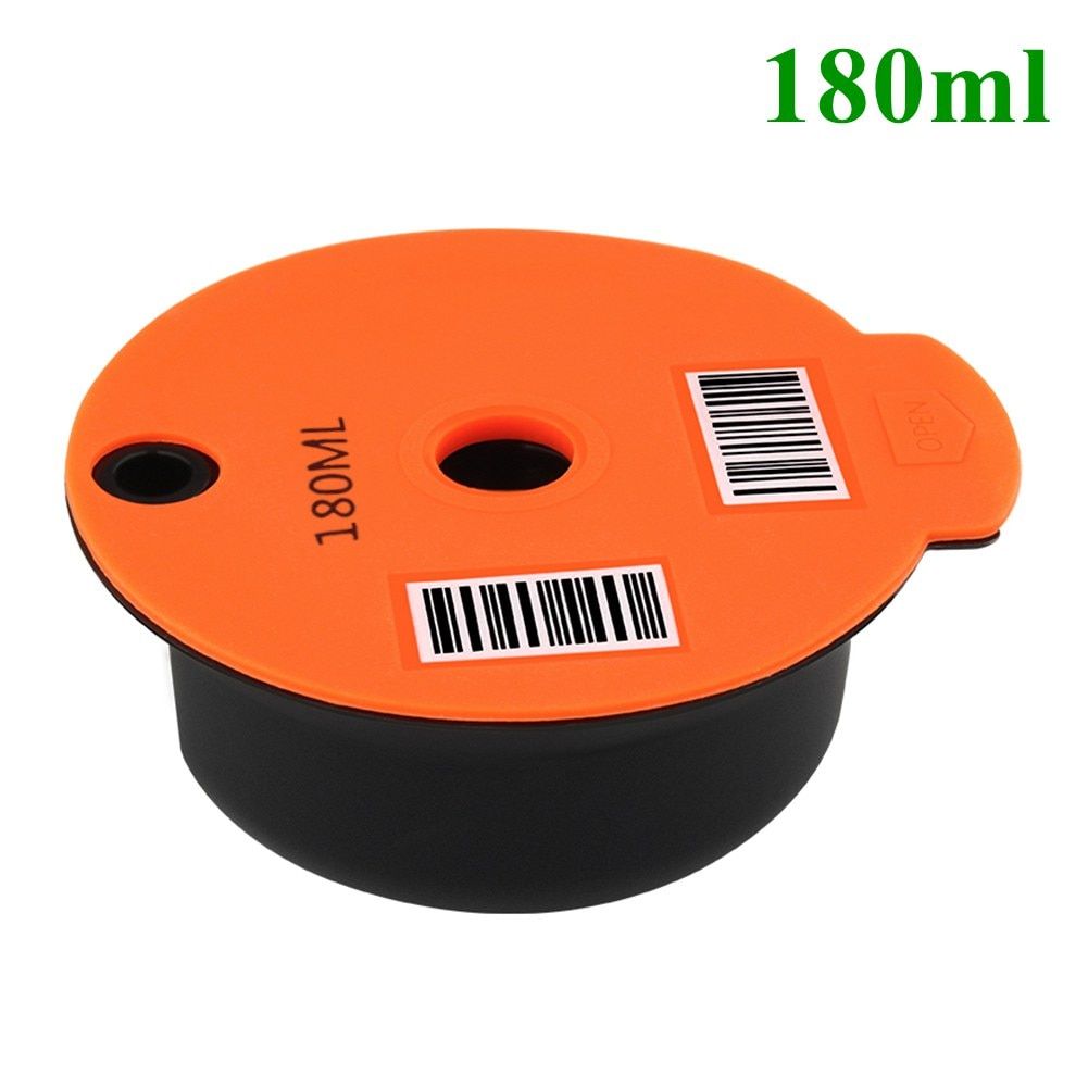 60/180ML Coffee Capsule Cup For -s Tassimo Reusable Plastic Filter Basket Pod Coffee Machine Household Kitchen Gadgets