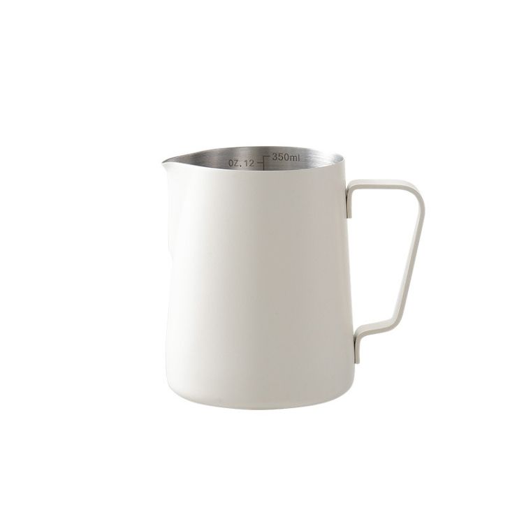 Coffee Pull-flower Cup, Spec: 350ml (Beige Beak)