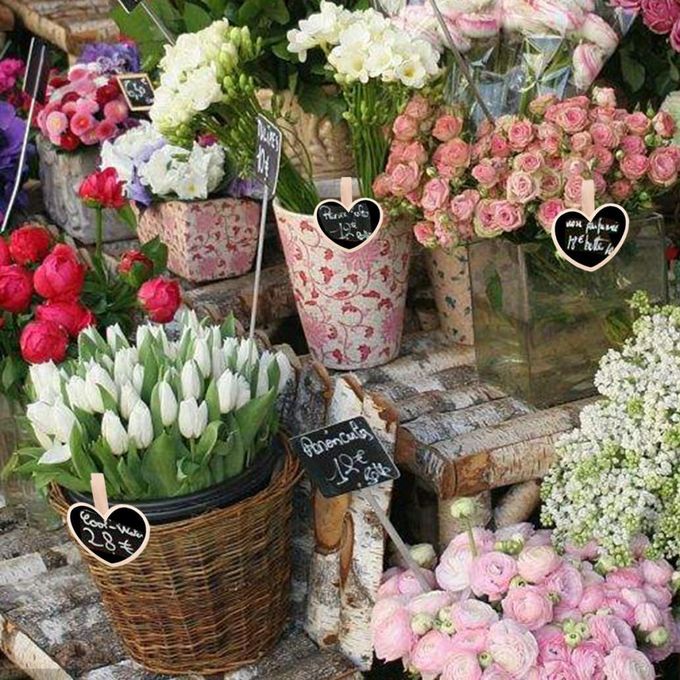 Heart Shaped Wooden Hanging Blackboard Chalkboard Wordpad Message