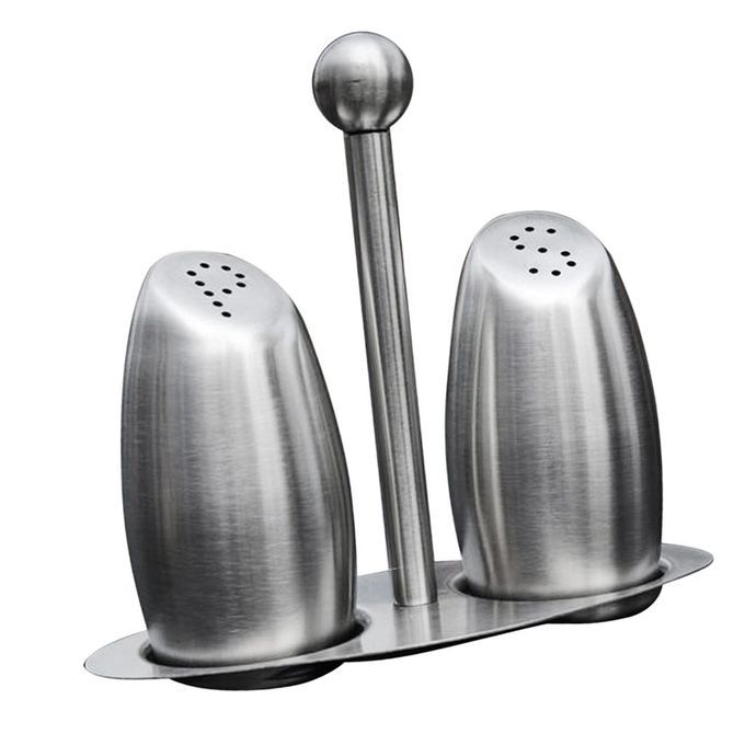 Stainless Steel Spice Cruet With Stand Seasoning Tool