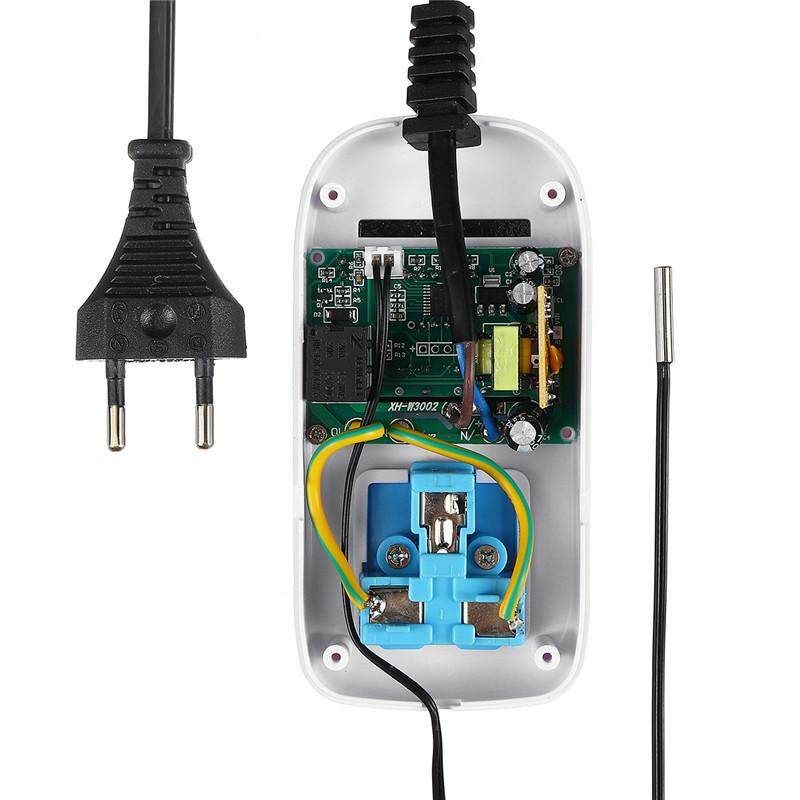 Temperature Controller 1M/2M/5M Length Probe 110-220V AU Plug Digital Display 1 Meter