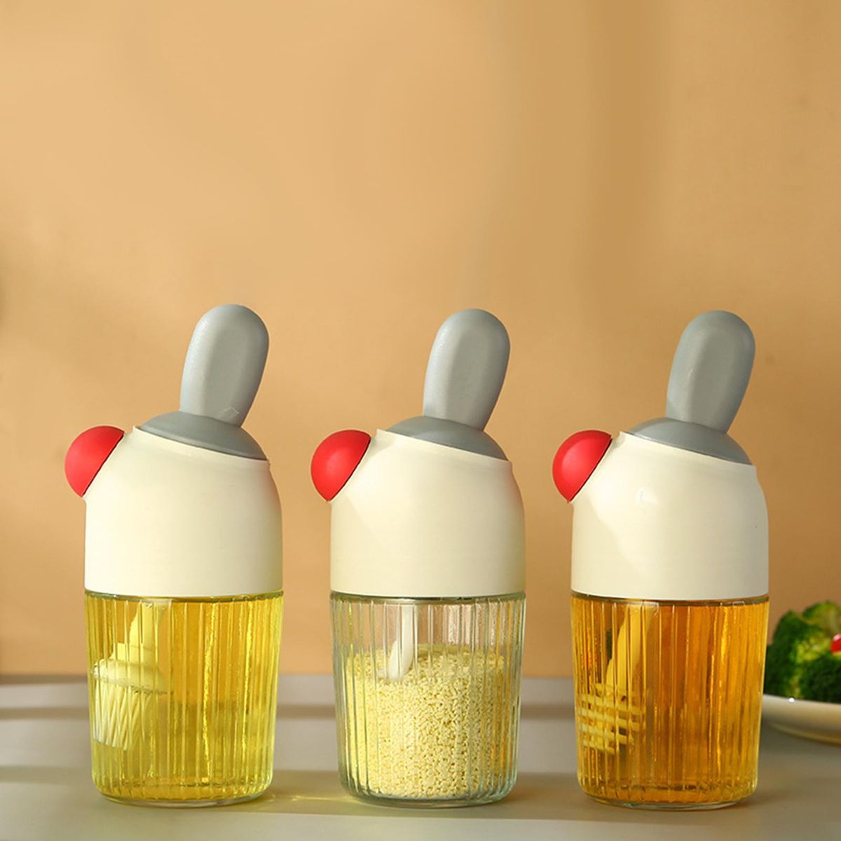 Glass Spice Jars Kitchen Accessories For Food Preservation