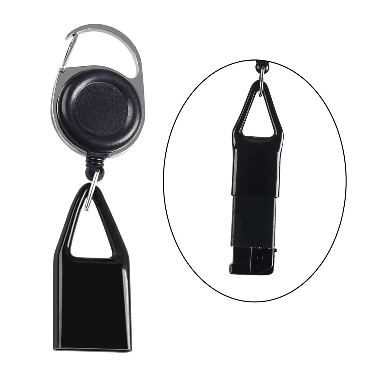 Clip Kitchen Gadgets  Accessories Retractable  Belt Black