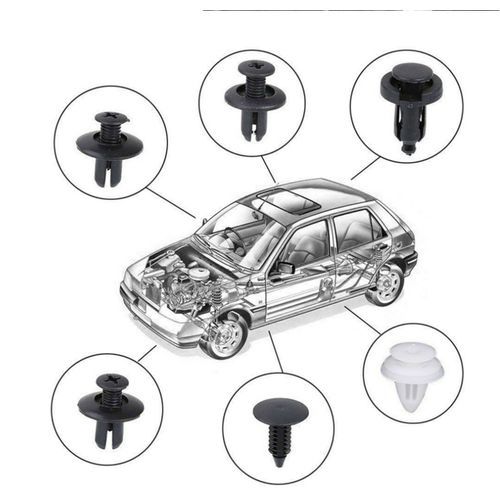 100pcs Car Fastener Mixed Auto Fixing Clip Car Restraint Body Rivet Bumper Holder Fixing Clips