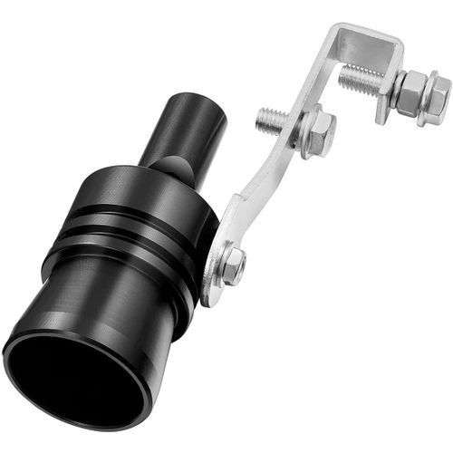 Car Turbo Whistle Muffler Exhaust Sound Booster - Black