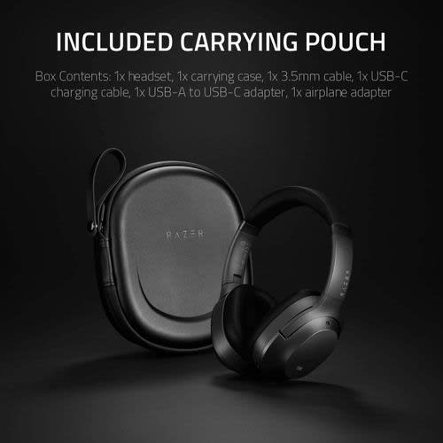 Opus Active Noise Cancelling Anc Wireless Headphones: 25 Hr Battery - Midnight Blue