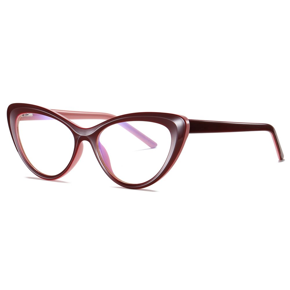 Womens Computer Glasses Blue Light Blocking Cat Eye Frames