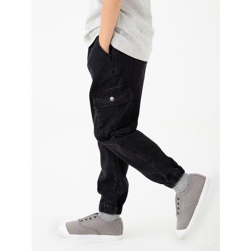 Lollytree Kids Cargo Denim Joggers