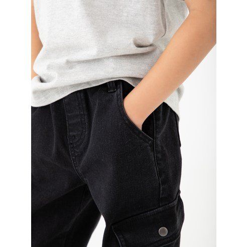 Lollytree Kids Cargo Denim Joggers