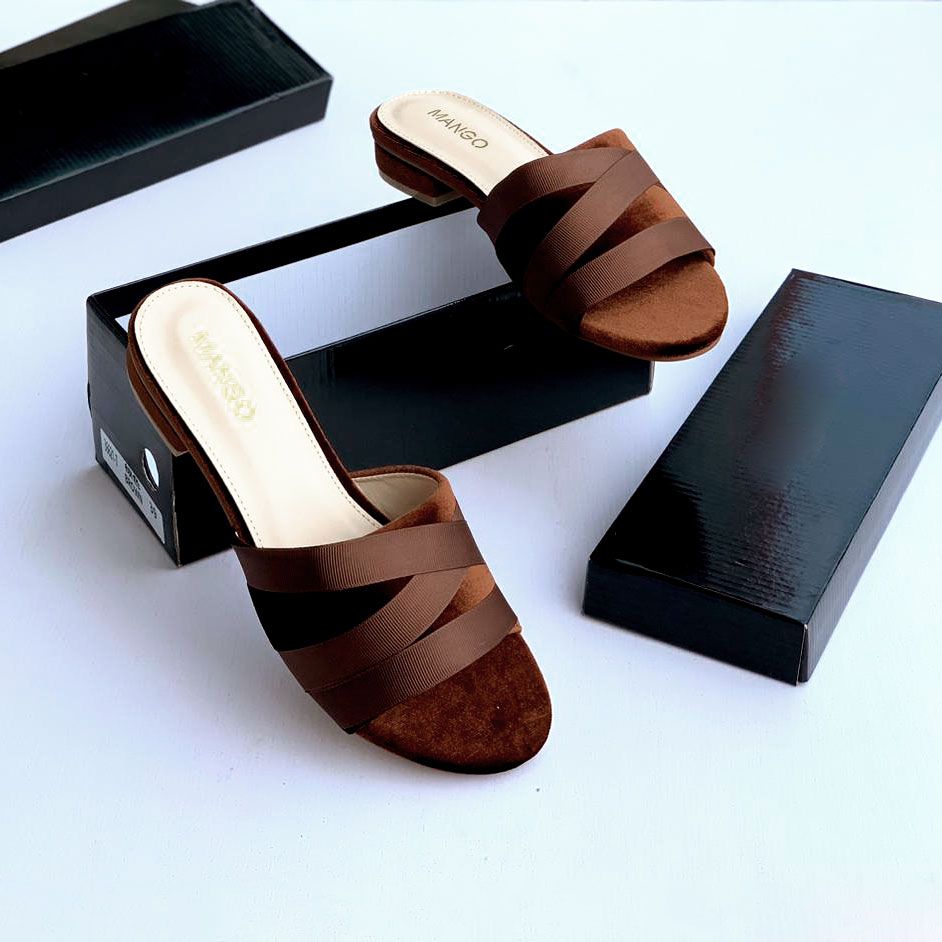MANGO Quality Ladies Italian Shoes /Brown Colour