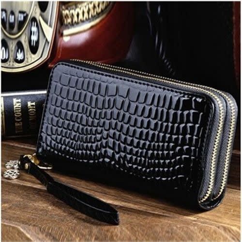 Women Wallet Purse Card Phone Holder - Black