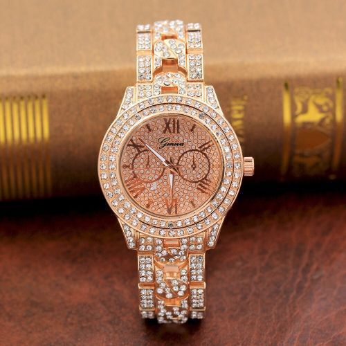 2023 NEW Gold Plated Wristwatch- Ladies Rose Gold