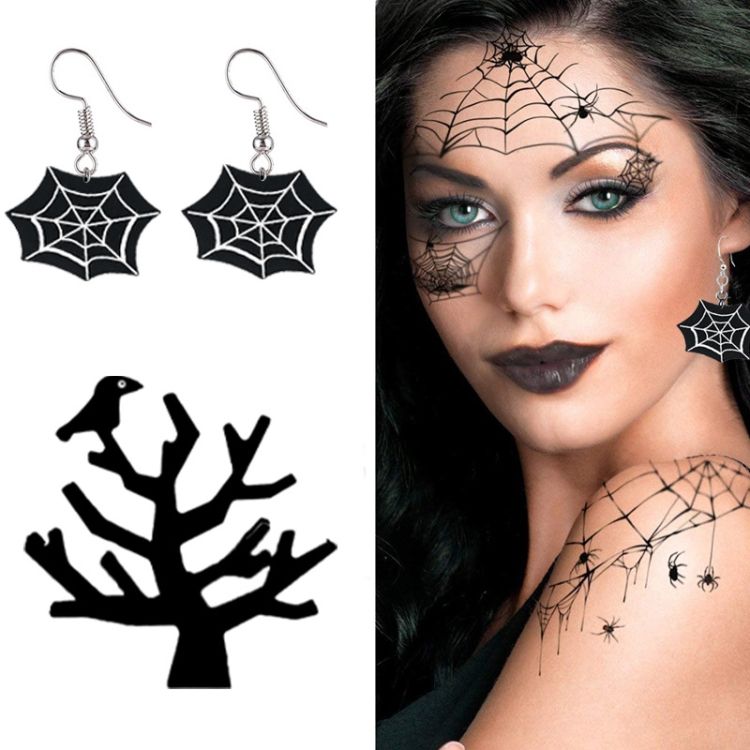 DIY Halloween Crystal Pendant Earrings Silicone Glue Mold