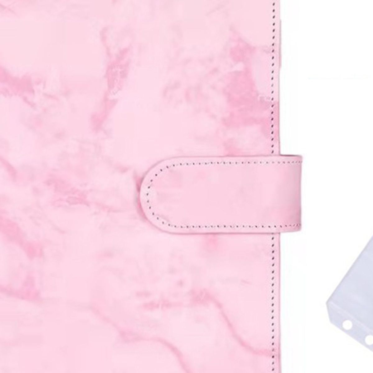 A6 Notebook Binder Loose Leaf Paper With Pink