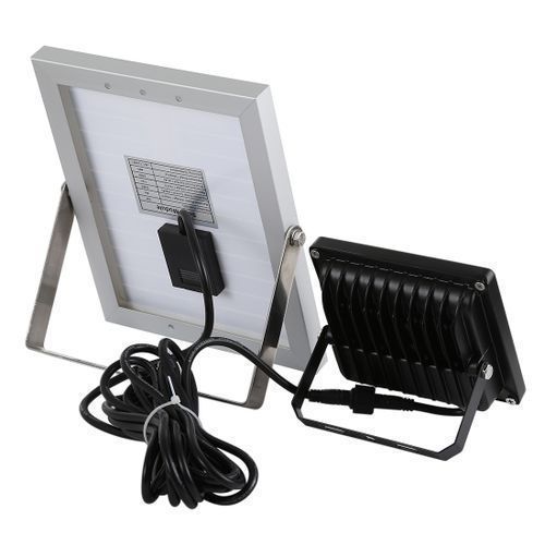 30W Ultra-thin IP66 Waterproof Solar Powered Timing LED Flood Light, 32 LEDs SMD 2835 LED Lamp With 6V / 0.83A Solar Panel & Remote Control (White Light)