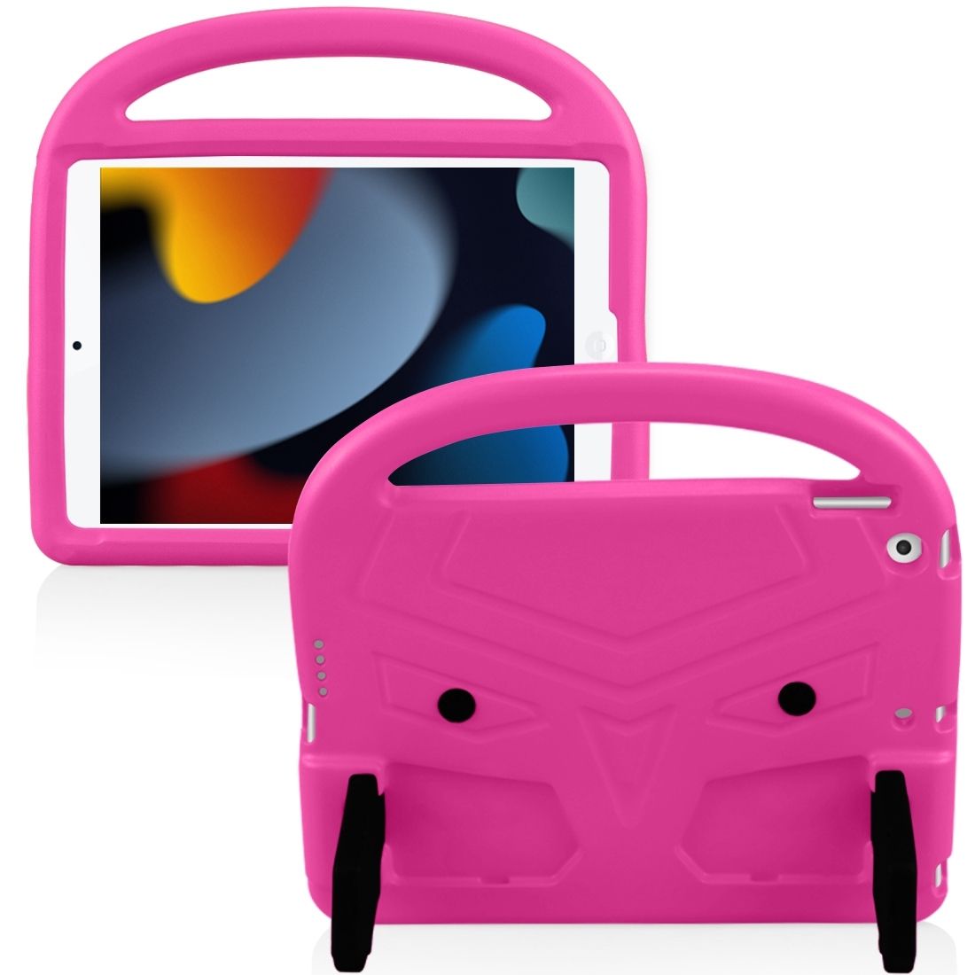 For IPad 10.2 Sparrow Style EVA Material Children Shockproof Casing Shell(Rose Pink)
