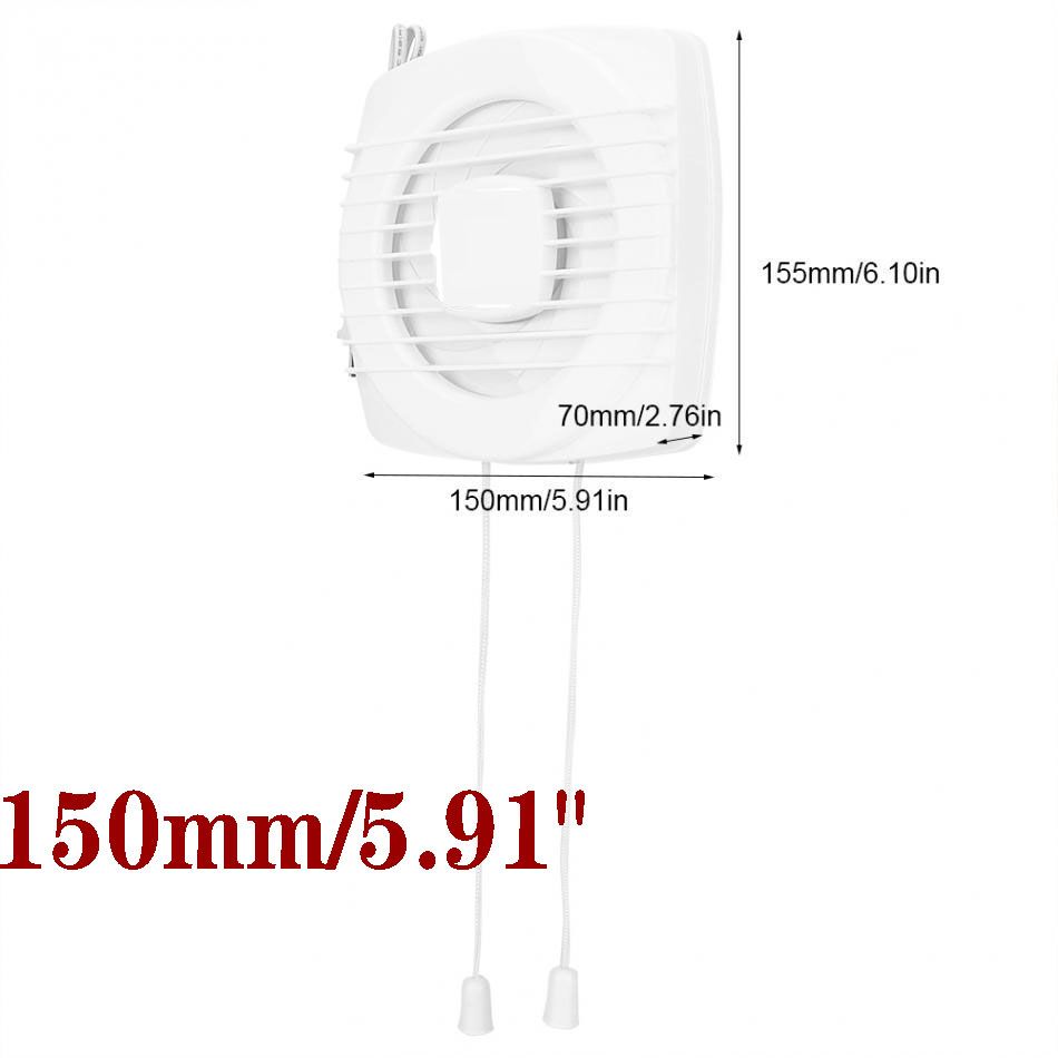 220v 8 Inch 6 Inch Exhaust Fan Toilet Kitchen Bathroom