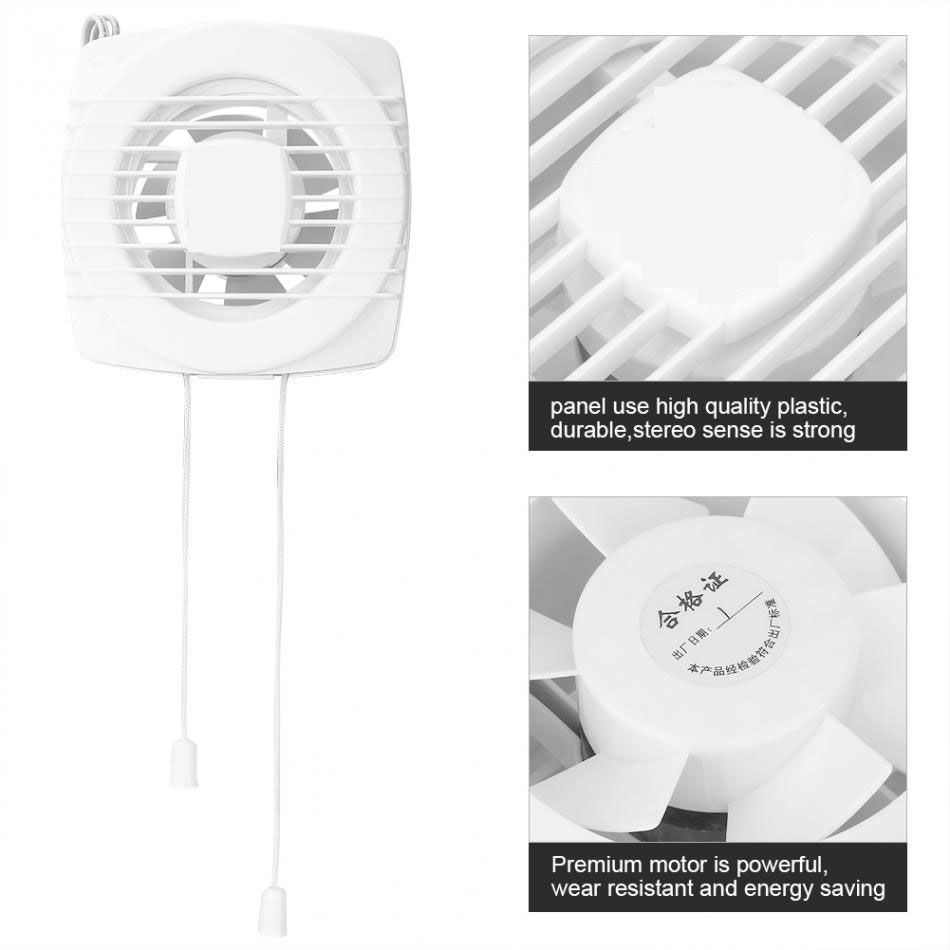 220v 8 Inch 6 Inch Exhaust Fan Toilet Kitchen Bathroom