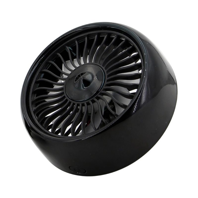 Electric Car Fan 3 Speed Adjustment USB Dual Head Car Auto