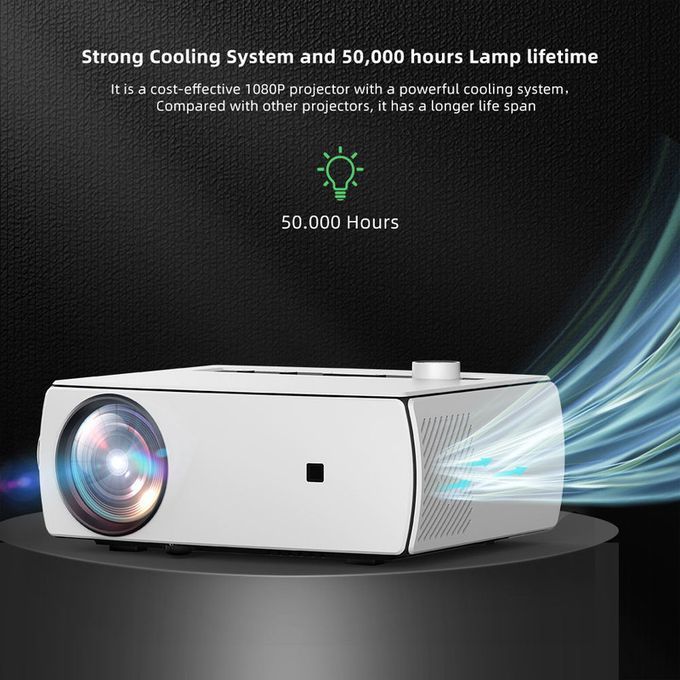 Max 300 "HD Large Screen TV Projector WiFi Android Smart LED Video Home Cinema 3D Beamer